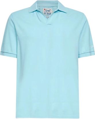 MC2 Saint Barth Charles Polo Shirt - Heren - Polos - Blauw - XL - Katoen - Tops