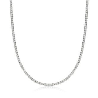 Ross-Simons 3.00- Diamond Tennis Necklace in Sterling Silver