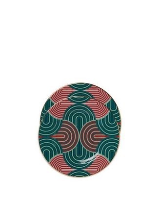 La DoubleJ Dessert Plates Set Of 2 Slinky Verde Green at Nordstrom
