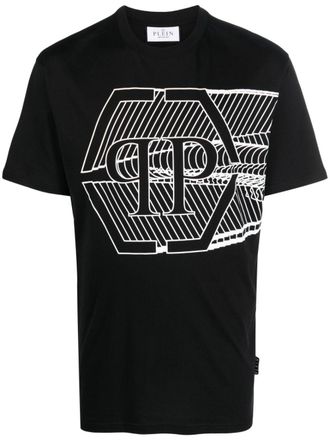 Philipp Plein T-shirt met print - Zwart