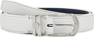 Izod Golf Stretch Perf Leather Belt Mens Belts White : SM (30-32)