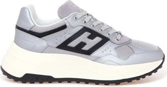 Hogan Hi-Fi Sneaker - Dames - Sneakers - Grijs - 41 EU - Leer - Schoenen