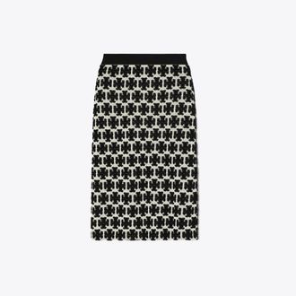Tory Burch Womens Logo Bouclé Skirt, size XS