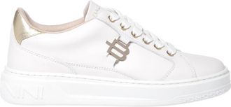 Baldinini Leather Sneaker - Dames - Sneakers - Wit - 40 EU - Leer - Schoenen