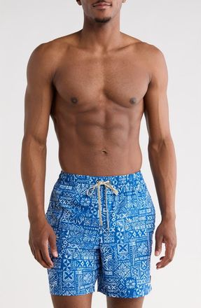 Quiksilver Puddle Swim Trunks in Blue Quartz at Nordstrom Rack, Size X-Large
