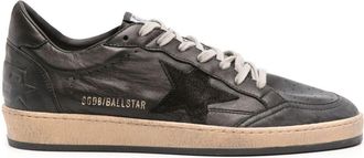 Golden Goose Ball Star leather sneakers - men - Rubber/Calf Leather/Fabric/Calf Leather - 40 - Black