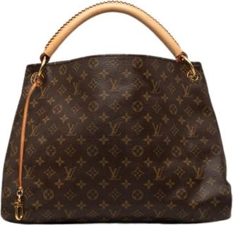 Louis Vuitton Pre-owned Artsy MM - Dames - Vintage Handtas - Bruin - ONE Size - Leer - Vintage