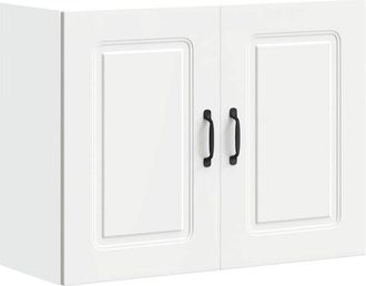 vidaXL Kitchen Wall Cabinet Kalmar White Engineered Wood Vidaxl