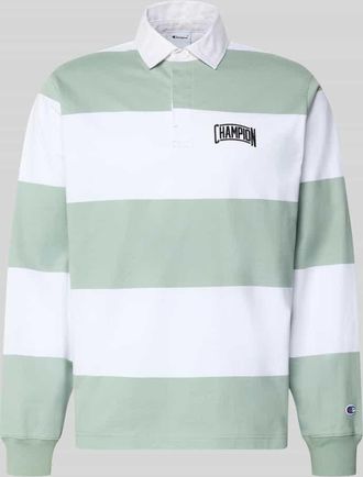 Champion Relaxed Fit Poloshirt aus Baumwolle in Gruen, Gr&ouml;&szlig;e XXL