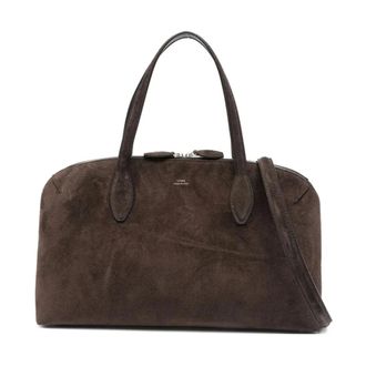 Toteme M Suede Day Tote Bag - Dames - Shoppers - Bruin - ONE Size - Su&egrave;de - Tassen