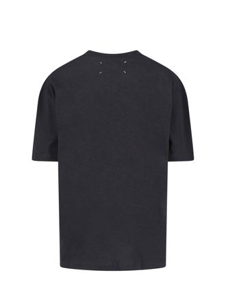 Maison Margiela Mens T-Shirts And Polos Black Cotton