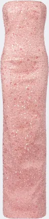 New Arrivals Nara sequined strapless gown
