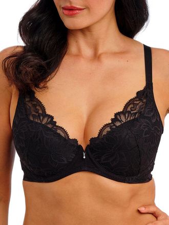 Wacoal Womens Abellia Plunge Bra - Black Polyamide - Size 34B