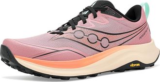 Saucony Peregrine 16 Womens Running Shoes Mauve/Salmon : 10.5 B - Medium, Leather