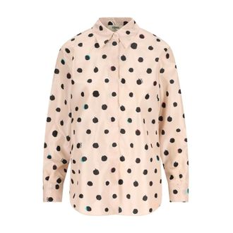 Fendi Shirts, female, White, S, Falena Dots Shirt