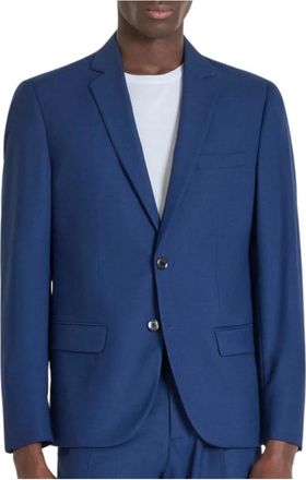 Antony Morato Stijlvolle Americana-jas in kobaltblauw - Heren - Blazers - Blauw - 2XL - Jassen
