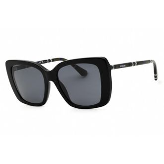 Burberry Polarized Dark Grey Butterfly Ladies Sunglasses BE4456 416581 54