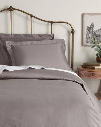 Superior 300 Thread Count Egyptian Cotton Solid Duvet Cover Set