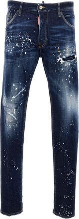 Dsquared2 Blue Mid Rise Jeans