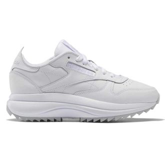 Reebok Women Classic Leather SP Extra Sneaker, FTWR White/LGH Solid Grey/Lucid Lilac, 6.5
