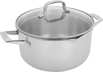 J.A. Henckels International Clad H3 6-qt Stainless Steel Dutch Oven with Lid