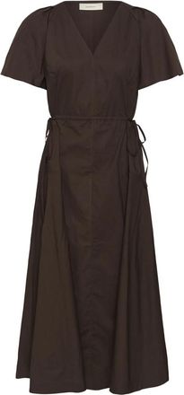 Inwear Raveniw Jurk - Dames - Casual kleedjes - Bruin - 2XS - Katoen - Kleedjes
