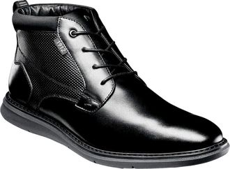Nunn Bush Chase Plain Toe Chukka Boot Black / Noir 85049-001 Mens