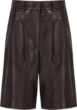 Max Mara Pagine Bermuda - Shorts - Mujer - Marr&oacute;n - 2XS