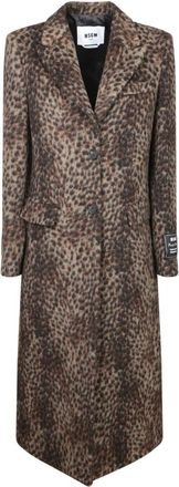 Msgm Mujer, Abrigos, Multicolor, Talla: XS