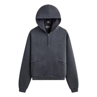 Kith Wilder Quarter Zip Hoodie Void KHMA030178-014