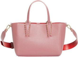 Christian Louboutin Mini Cabata Soft Leather East/West Tote in Palacy/gold at Nordstrom