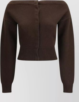Tom Ford cashmere v-neck cropped cardigan