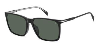 David Beckham DB 1145/G/S Asian Fit Polarized 807/UC Mens Sunglasses Black Size 58
