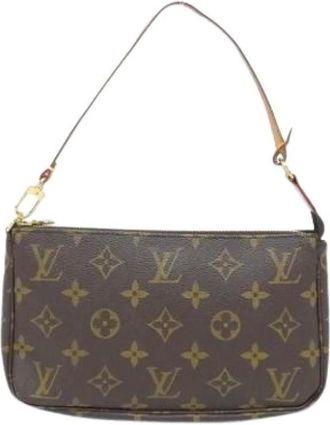 Louis Vuitton Pre-owned Mini Bags, female, Brown, Size: ONE SIZE Pre-owned Pouch