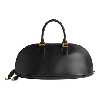 Balenciaga (WMNS) Balenciaga SS26 Bolero Bowling Bag Medium Black 8680742ACJS1000