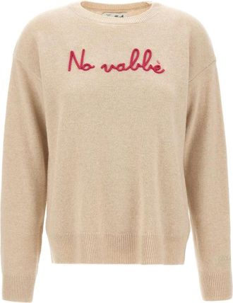 MC2 Saint Barth Tessa Trui - Dames - Truien - Beige - Maat: S Zijde