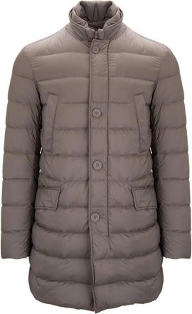 Herno Down Jacket - Heren - Dons jassen - Grijs - S - Polyester - Jassen