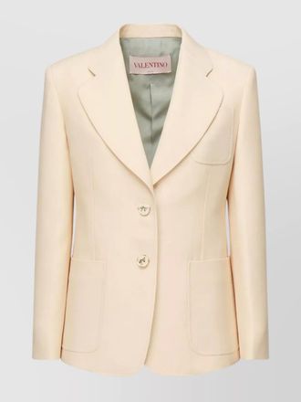 Valentino Garavani silk blend blazer