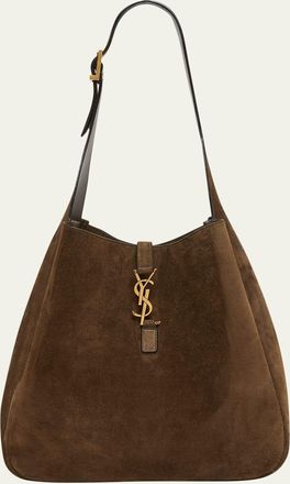 Saint Laurent Le 5 &agrave; 7 Large Shoulder Bag in Suede