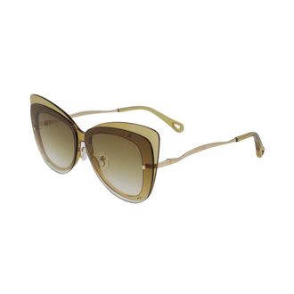 Chloé Sunglasses, female, Yellow, 63 MM, Stylish Sunglasses