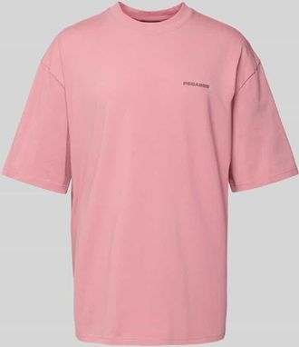 Pegador Oversized T-Shirt mit Label-Stitching in Altrosa, Gr&ouml;&szlig;e XS
