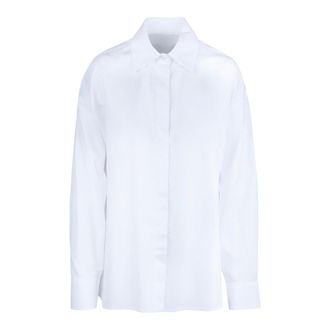 Dondup Shirts, female, White, Size: S Camicia Over