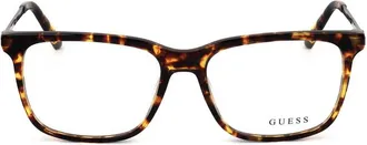 Guess Mens Brown Square Eyeglass Frames GU50048-1