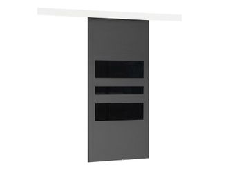 Mirjan24 Puerta Corredera Dover 140, Antracita + Negro