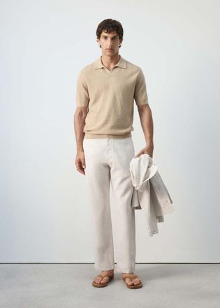 Mango Jeans regular-fit misto cotone lino grezzo - Uomo - 44 - MANGO MAN