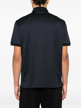 Emporio Armani Cotton Polo - Black