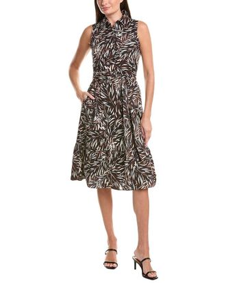 Jones New York Belted Midi Shirtdress