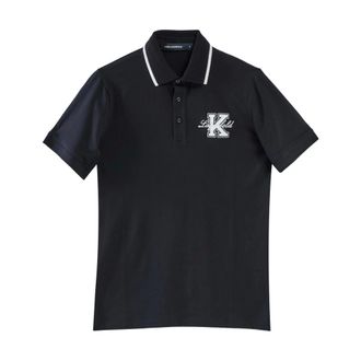 Karl Lagerfeld Heren, Tops, Zwart, Maat: 3XL Katoen