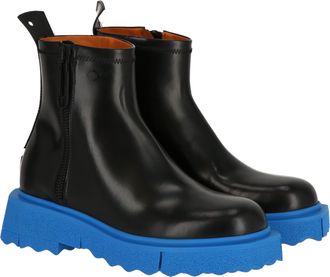 Off-white Off White Mens Black/Blue Boot