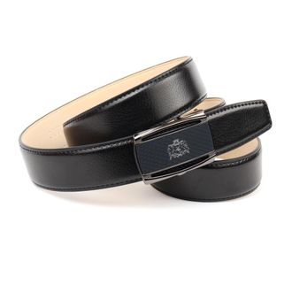 Anthoni Crown Lederg&uuml;rtel ANTHONI CROWN, Herren, Gr. 100, schwarz, Rindsleder, G&uuml;rtel Lederg&uuml;rtel, leicht bombiert